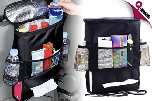 From QR25 Make Time on the Road Easier with Insulated Seatback Storage for Your Car! (Up to QR98 Value)